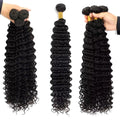 Burmese Raw Curly Human Hair Bundles — Deep Wave Remy Virgin Hair, 12–42 Inch