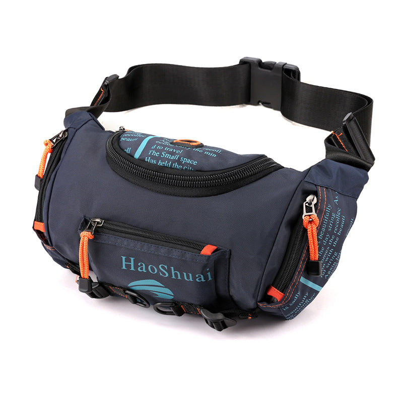New Multifunctional Outdoor Waist Bag Sports Men's Shoulder Crossbody Bag Waterproof Chest Bag Cycling Climbing Large Capacity Waist Bag