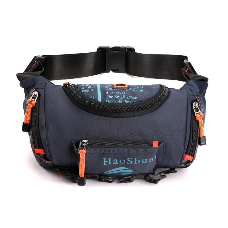 New Multifunctional Outdoor Waist Bag Sports Men's Shoulder Crossbody Bag Waterproof Chest Bag Cycling Climbing Large Capacity Waist Bag