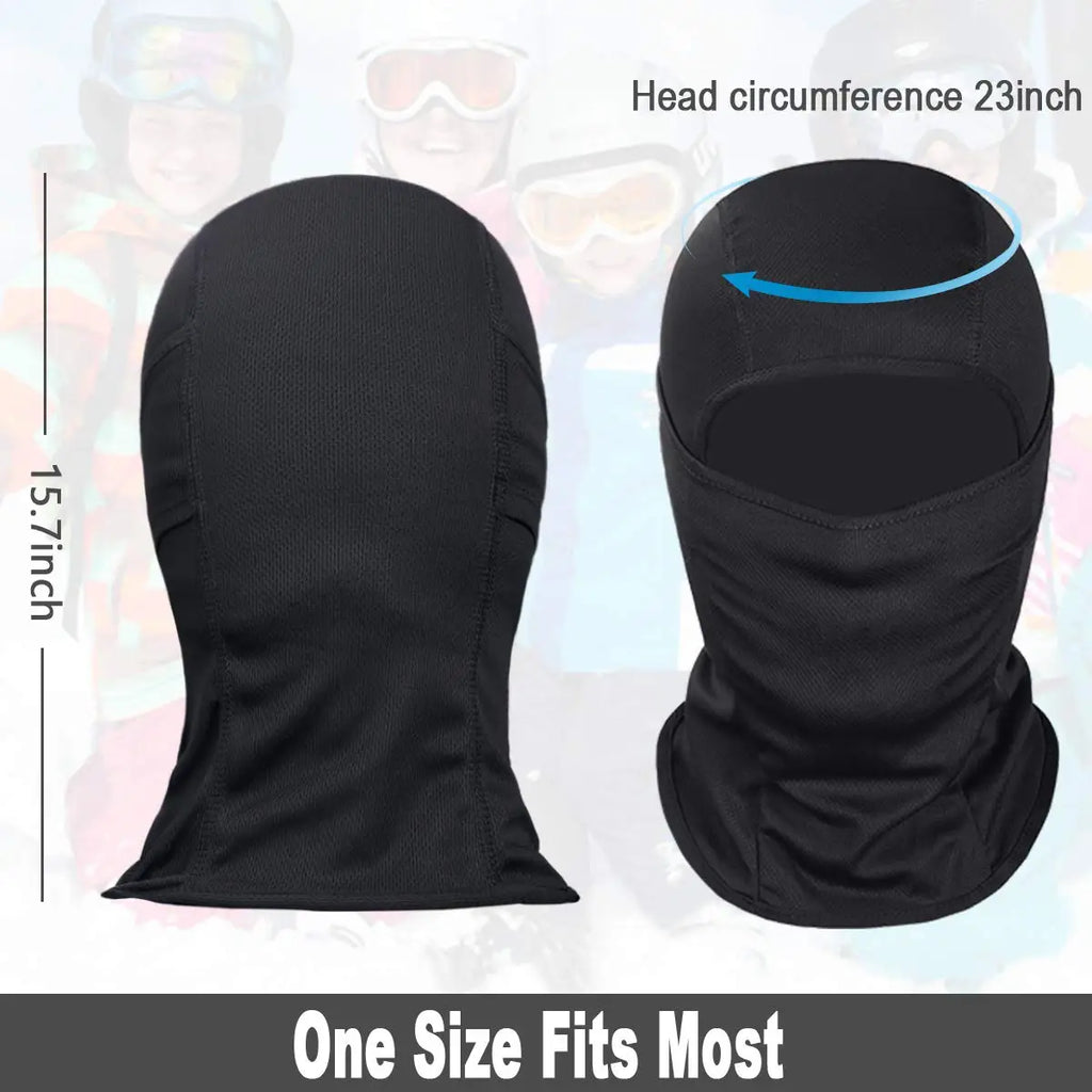 Balaclava Full Face Ski Mask — Breathable, Windproof, Men & Women Outdoor Sports