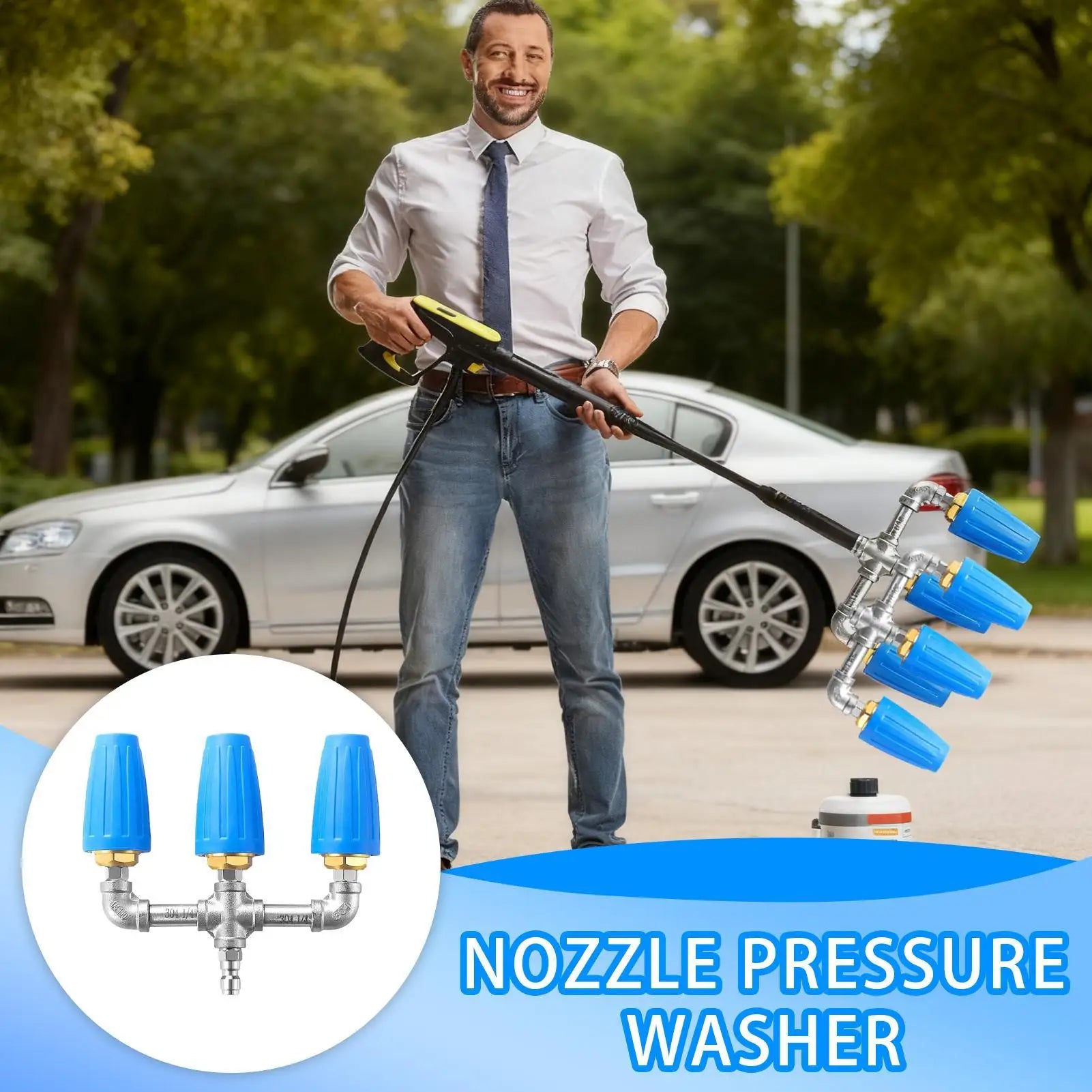 Pressure Washer Nozzle Quick Connect Powerful Pressure Washer Replacement Tips For Yards Porches Gardens Lawn Balconies Terraces