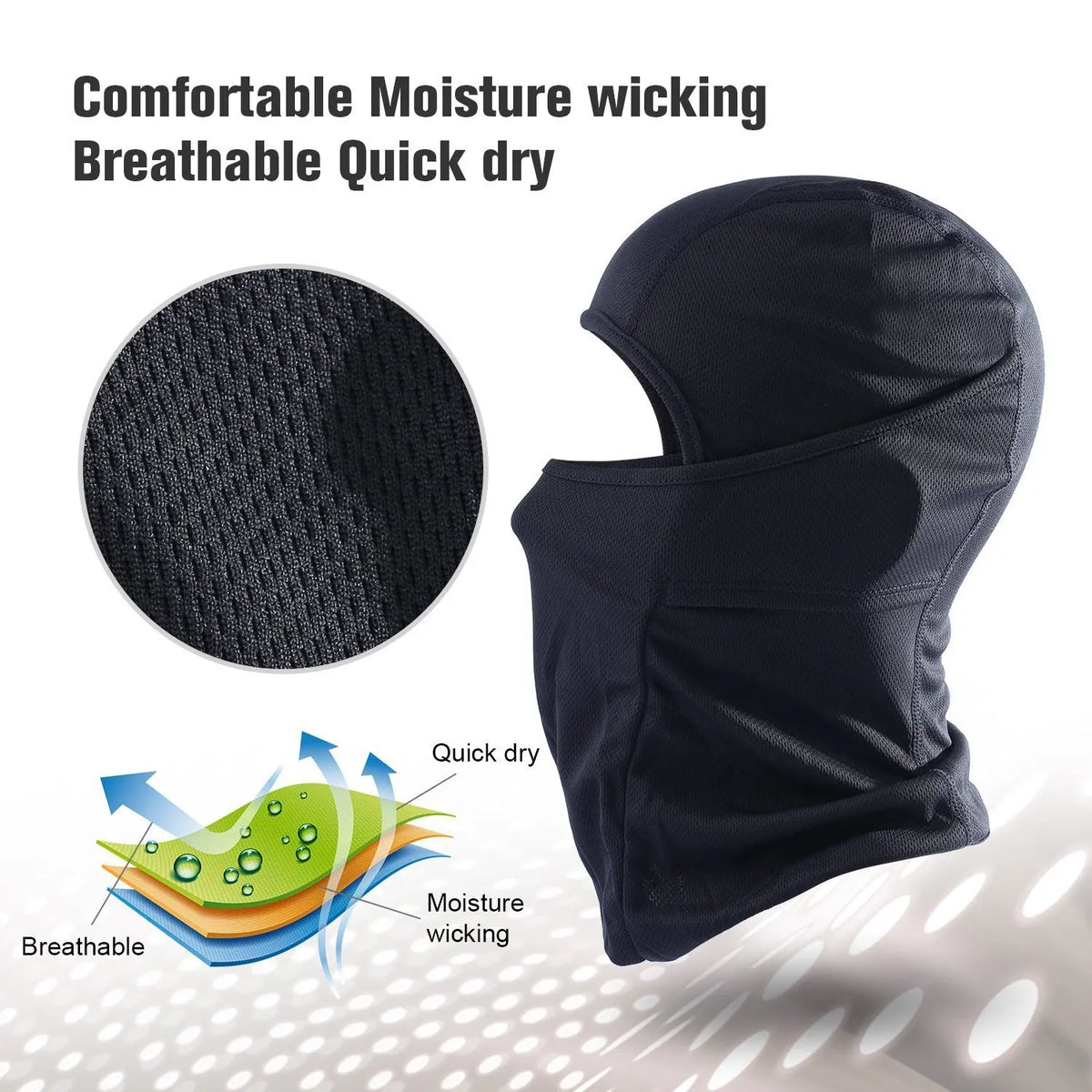 Balaclava Full Face Ski Mask — Breathable, Windproof, Men & Women Outdoor Sports