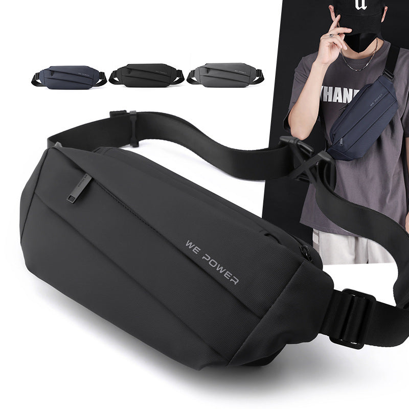 Wepower New Men's Chest Bag Fashionable Crossbody Bag Outdoor Sports Waist Bag Instagram Popular Brand Large Capacity Backpack