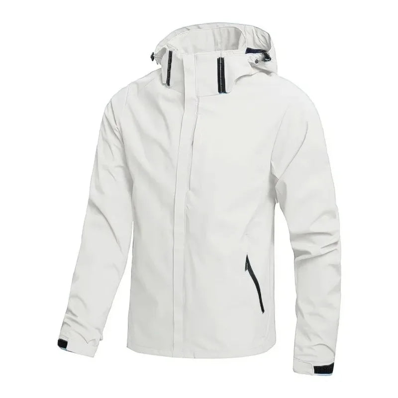 Men's Outdoor Waterproof Raincoat Lightweight Raincoat with Hood streetwear Hiking Windproof Jacket Climbing Outdoor Jackets