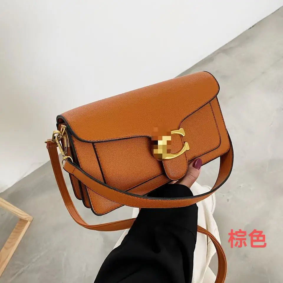 26 popular women's light luxury bags, versatile small square bags, multifunctional shoulder bags, solid color crossbody bags
