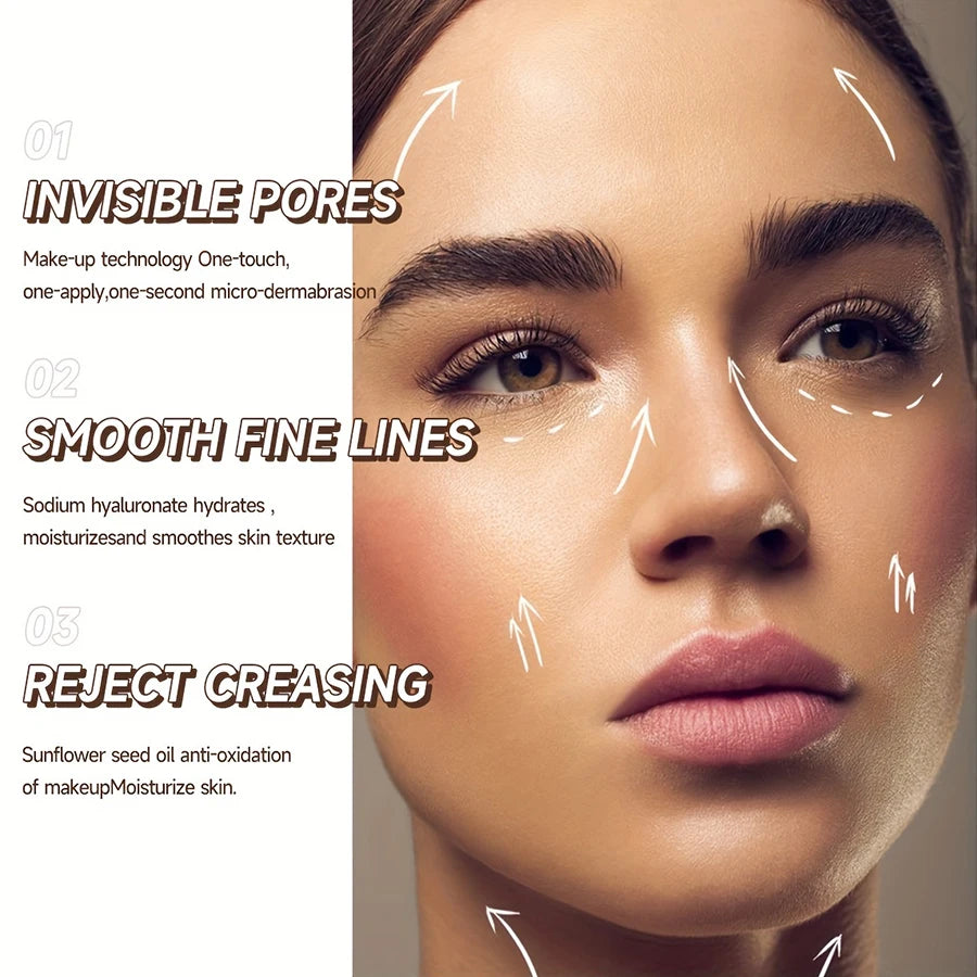 Invisible Pore Stick Makeup Primer — Long-Lasting, Waterproof, Hydrating Jelly Base