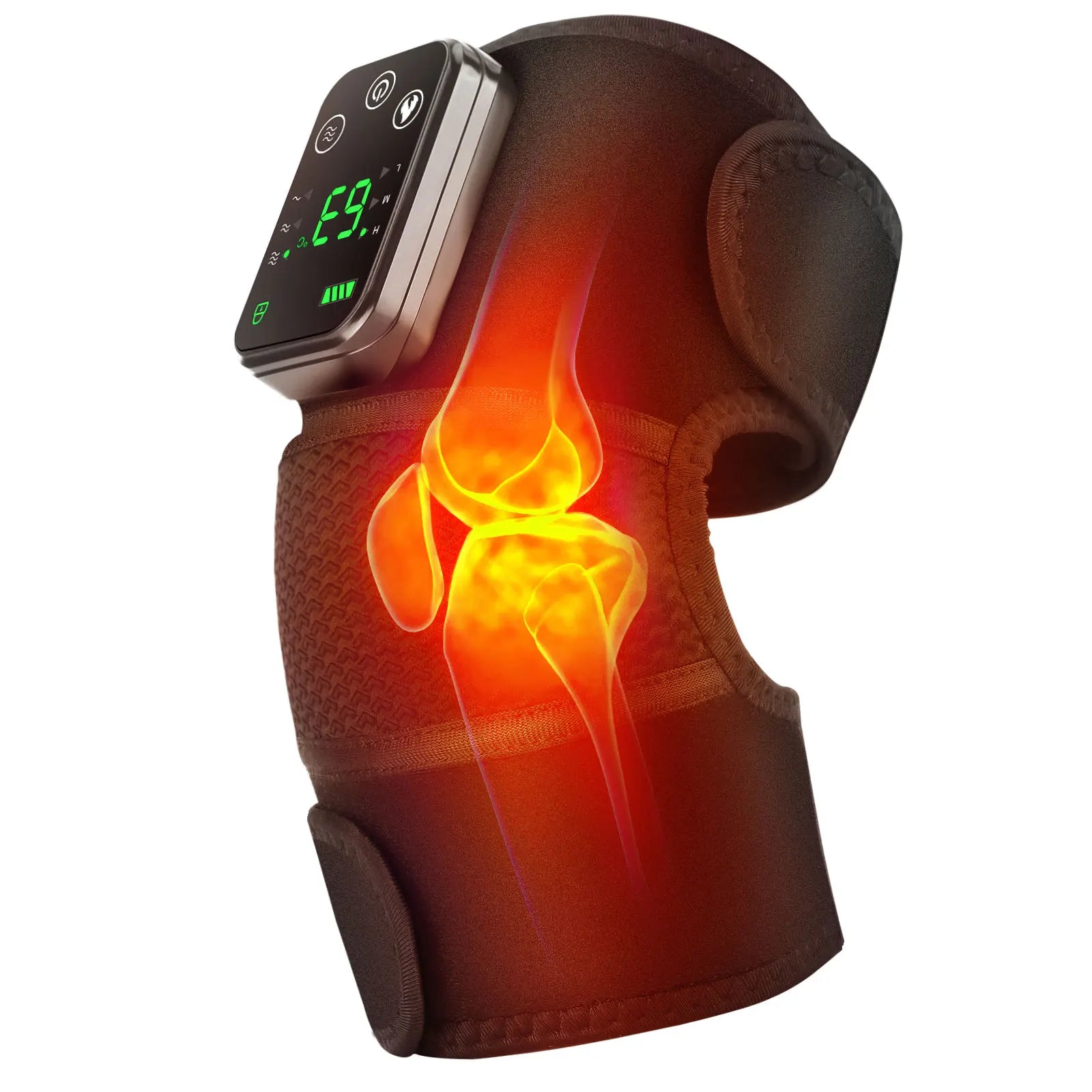 1/2 PCS 3 in1 Electric Heated Vibration Knee Massage Pad Massager Shoulder Elbow Knee Hot Compress Thermal Joint Brace Muscle Relaxation