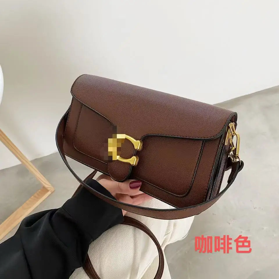 26 popular women's light luxury bags, versatile small square bags, multifunctional shoulder bags, solid color crossbody bags