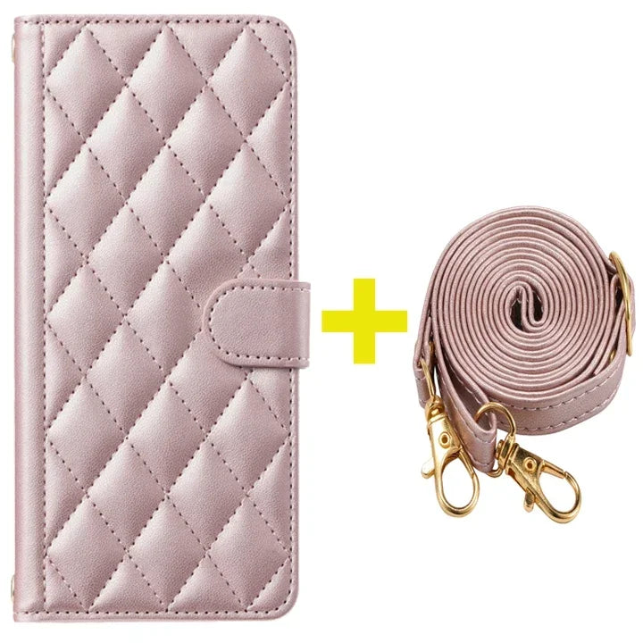 Flip Case For iPhone 17 Pro Max 5G 2025 Crossbody Leather Wallet Funda For iPhone 17 Air Case iPhone17 Pro Luxury Book Cover