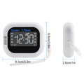 Multifunctional Vibration Alarm Clock Rechargeable LED Display Electronic Clock White Noise Student Strong Wake-up Artifact
