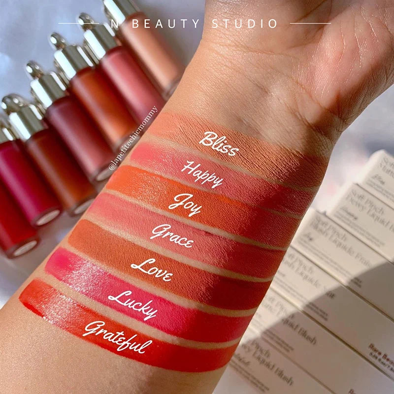 Rare Beauty Soft Pinch Liquid Blush Silky Lightweight Breathable Long Lasting Plump Makeup Hope Love Virtue Happy Wonder Worth