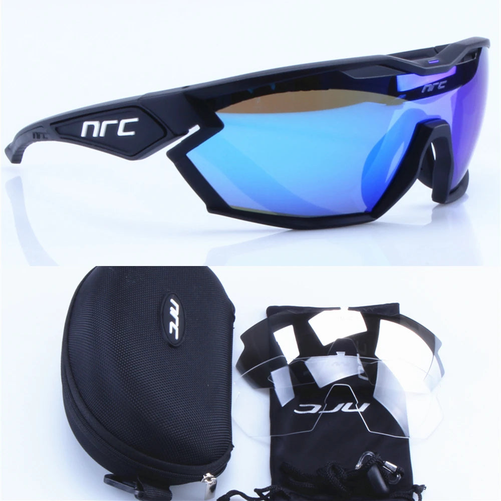 NRC X2 PRide 3lens Cycling Glasses Man Mountain Bike Bicycle Sport Sunglasses MTB Cycling Eyewear Woman
