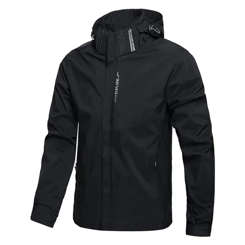 Men's Outdoor Waterproof Raincoat Lightweight Raincoat with Hood streetwear Hiking Windproof Jacket Climbing Outdoor Jackets