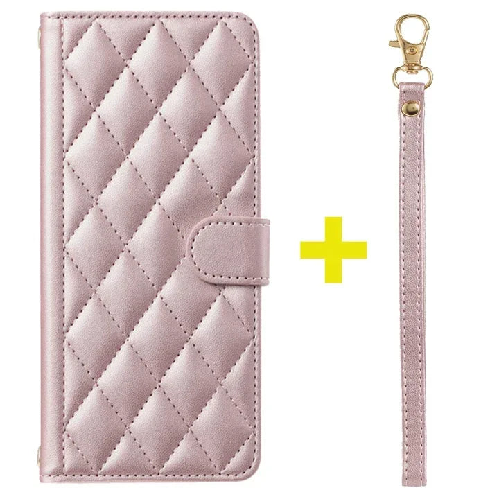 Flip Case For iPhone 17 Pro Max 5G 2025 Crossbody Leather Wallet Funda For iPhone 17 Air Case iPhone17 Pro Luxury Book Cover