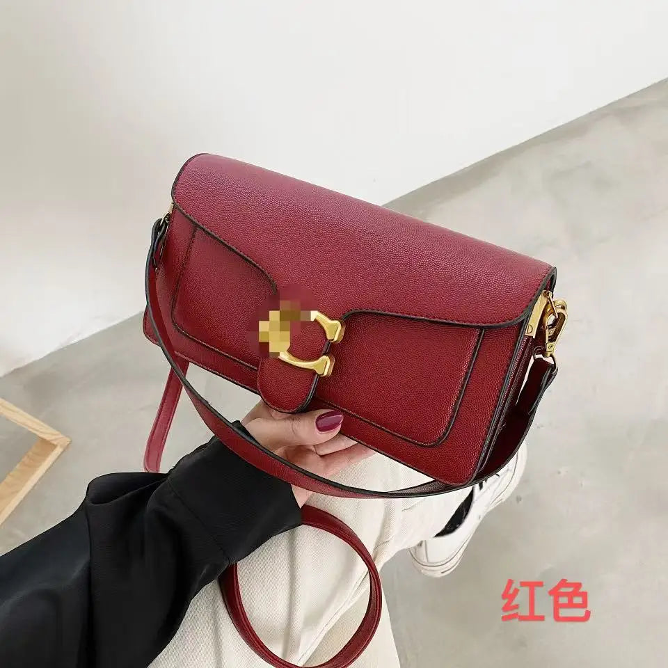 26 popular women's light luxury bags, versatile small square bags, multifunctional shoulder bags, solid color crossbody bags