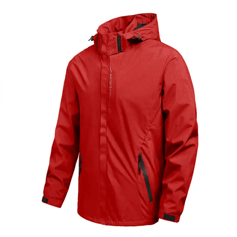 Men's Outdoor Waterproof Raincoat Lightweight Raincoat with Hood streetwear Hiking Windproof Jacket Climbing Outdoor Jackets