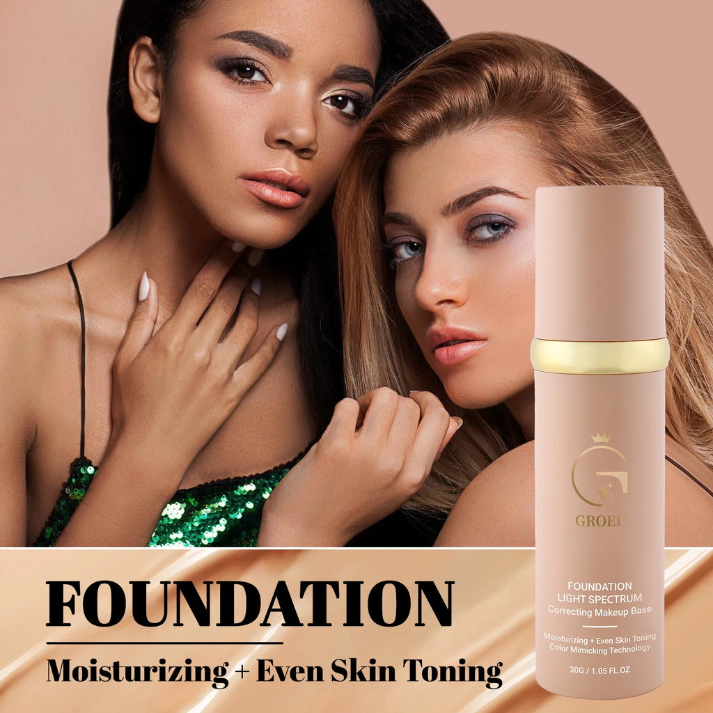 4-in-1 Korean Foundation Serum — SPF 50, Full Coverage, Hydrating & Concealing