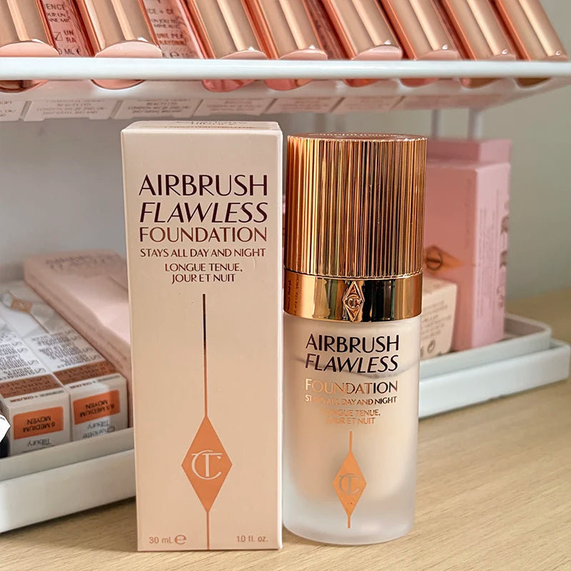Charlotte Tilbury CT Makeup Set Base Makeup Antioxidant Powder Smooth Fine High Waterproof Skin-nourishing Essence Foundation