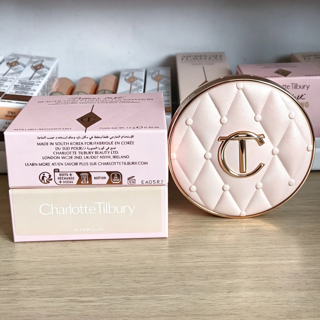 Charlotte Tilbury CT Makeup Set Base Makeup Antioxidant Powder Smooth Fine High Waterproof Skin-nourishing Essence Foundation