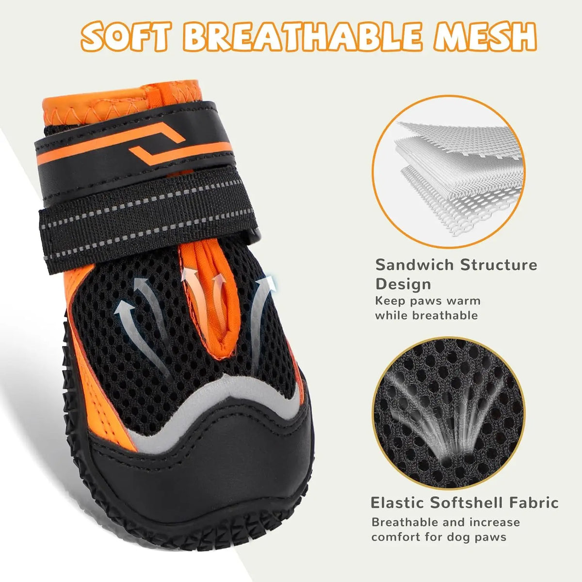 Dog Boots & Paw Protectors — Hot Pavement, Outdoor Hiking, Hardwood Floor Dog Shoes