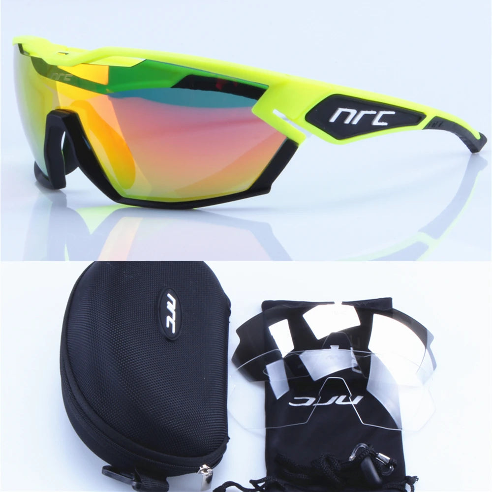 NRC X2 PRide 3lens Cycling Glasses Man Mountain Bike Bicycle Sport Sunglasses MTB Cycling Eyewear Woman