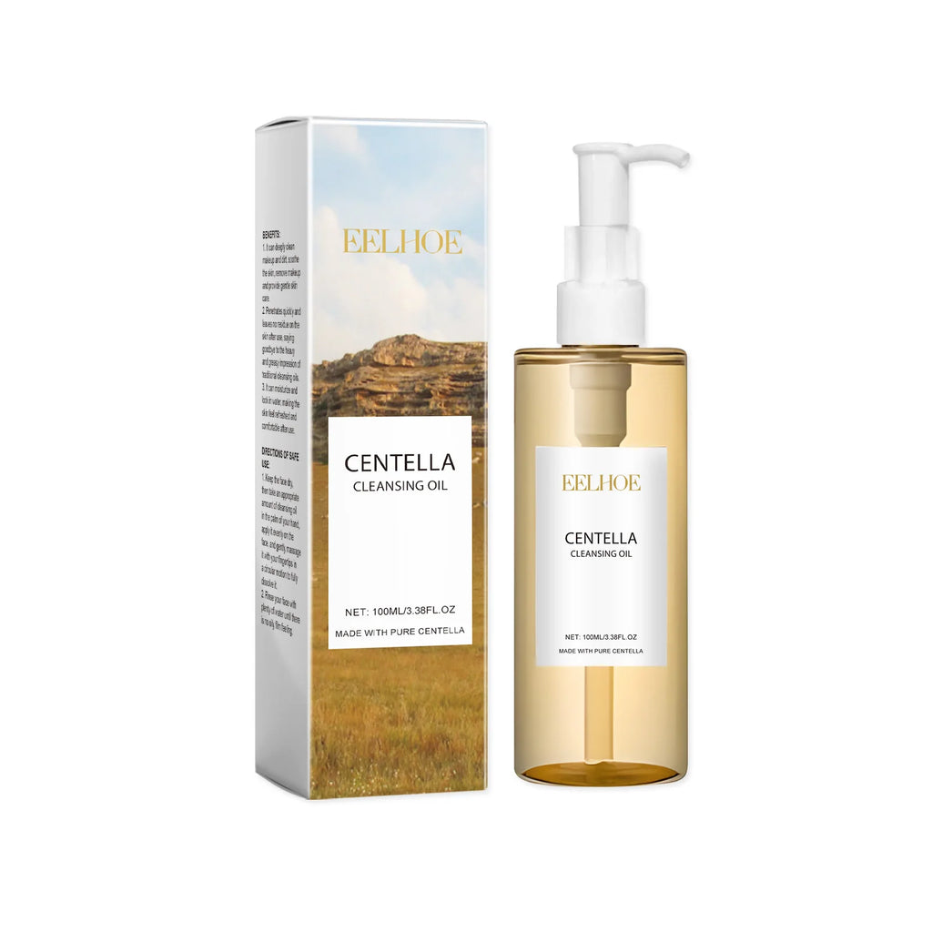 Centella Asiatica Cleansing Oil Makeup Remover Refreshing Clean Pores Oil Control Hydration Gentle Soothing Cleanser Facial Care