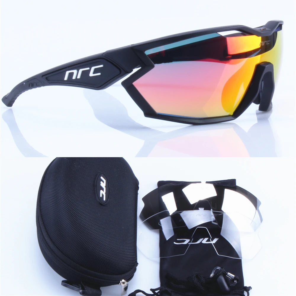 NRC X2 PRide 3lens Cycling Glasses Man Mountain Bike Bicycle Sport Sunglasses MTB Cycling Eyewear Woman