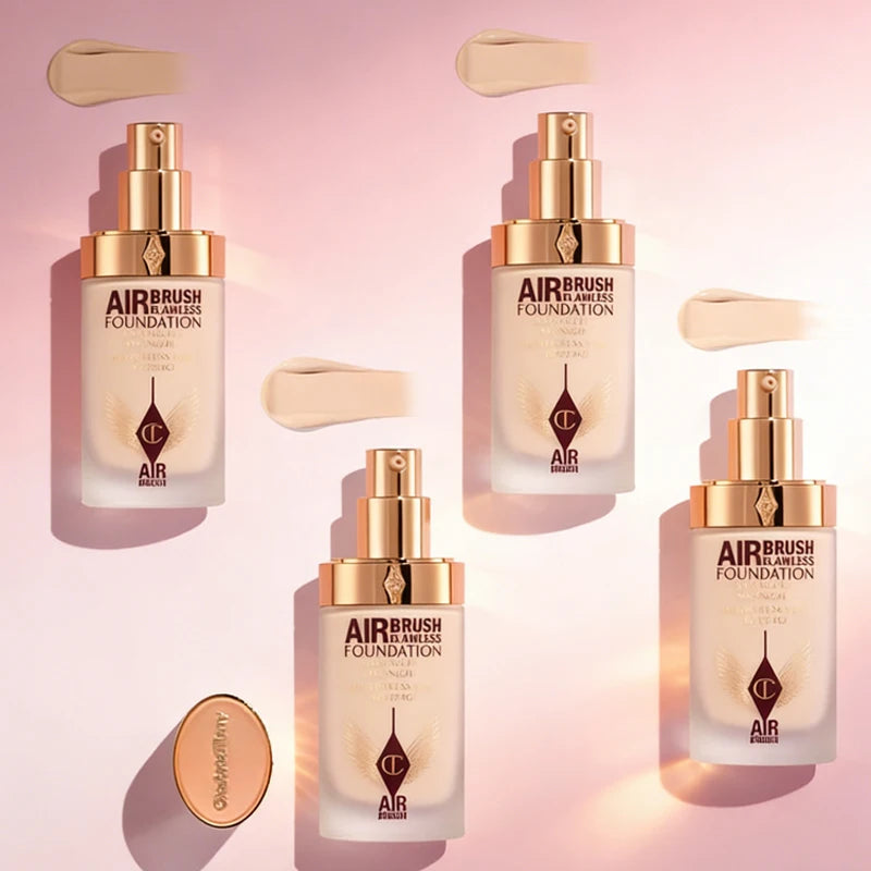 Charlotte Tilbury CT Makeup Set Base Makeup Antioxidant Powder Smooth Fine High Waterproof Skin-nourishing Essence Foundation