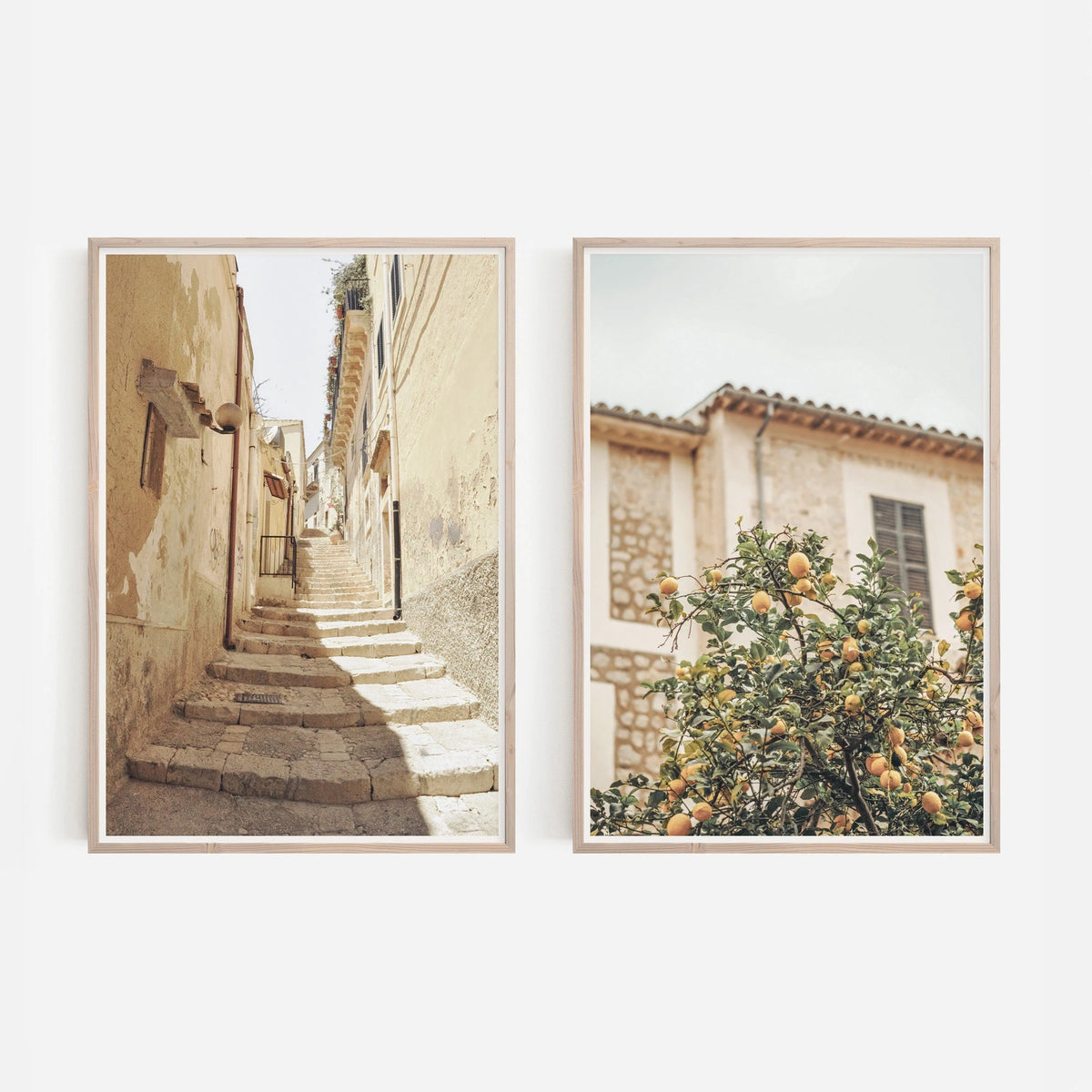 2pcs/set Neutral Olive Tree Shadow Vase Canvas Print Poster Retro Botanical Landscape Art Print Home Decor Art Poster Gifts