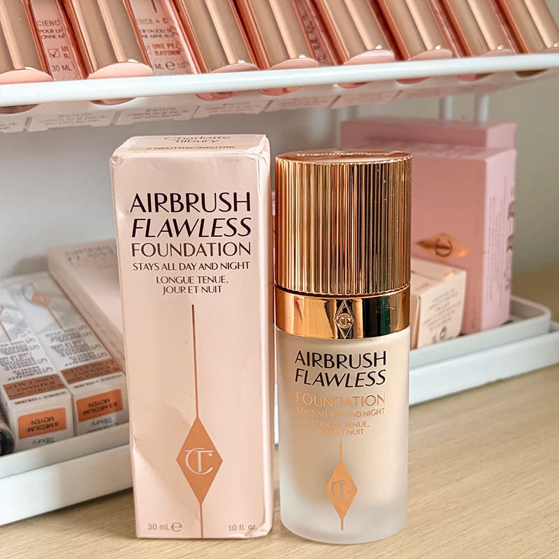Charlotte Tilbury CT Makeup Set Base Makeup Antioxidant Powder Smooth Fine High Waterproof Skin-nourishing Essence Foundation