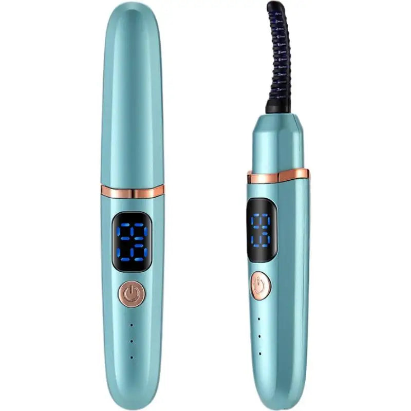 Rechargeable Electric Heated Eyelash Curler, Digital Display 3-Level Temperature Control for Long-Lasting Lash Curls