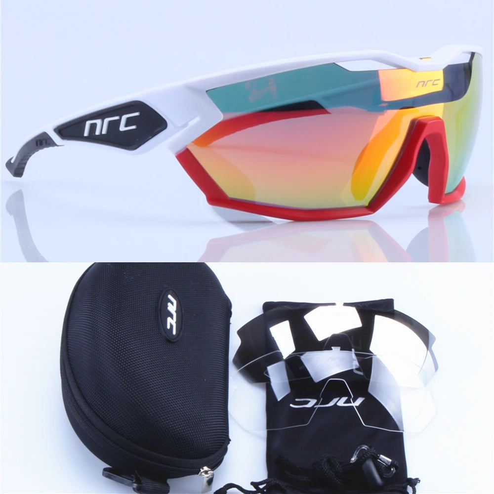 NRC X2 PRide 3lens Cycling Glasses Man Mountain Bike Bicycle Sport Sunglasses MTB Cycling Eyewear Woman