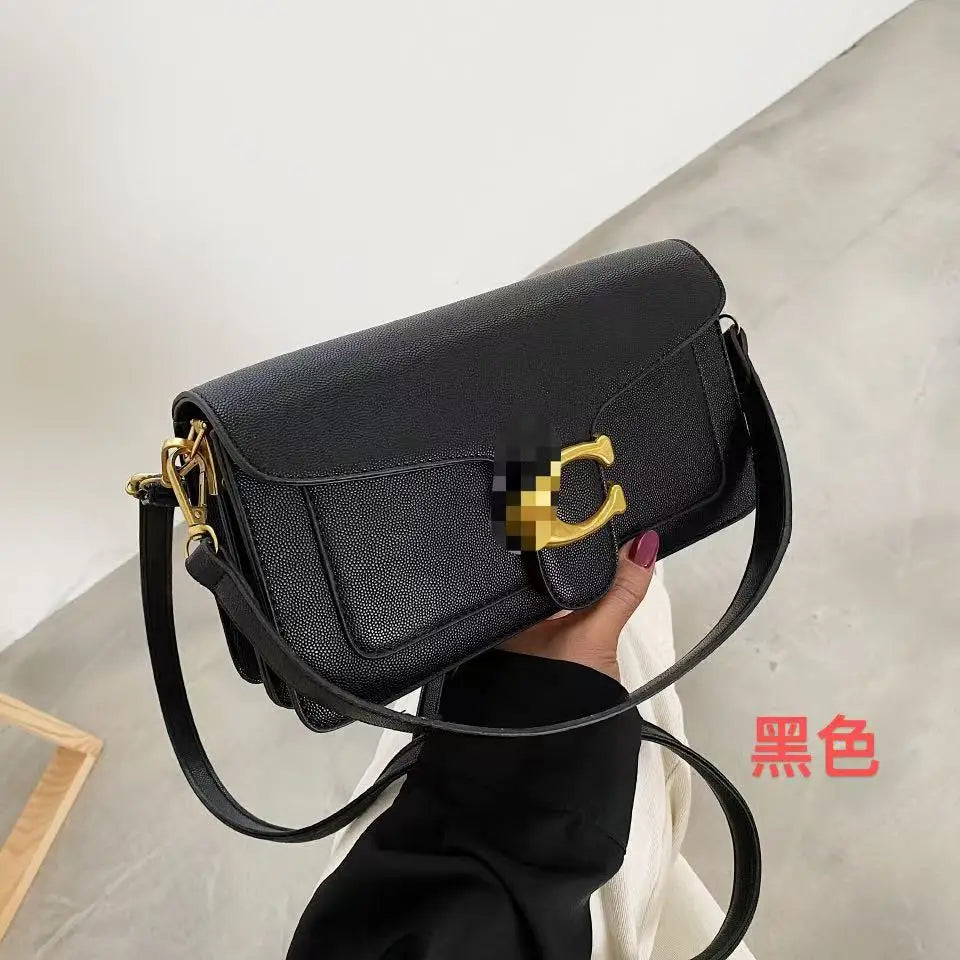 26 popular women's light luxury bags, versatile small square bags, multifunctional shoulder bags, solid color crossbody bags