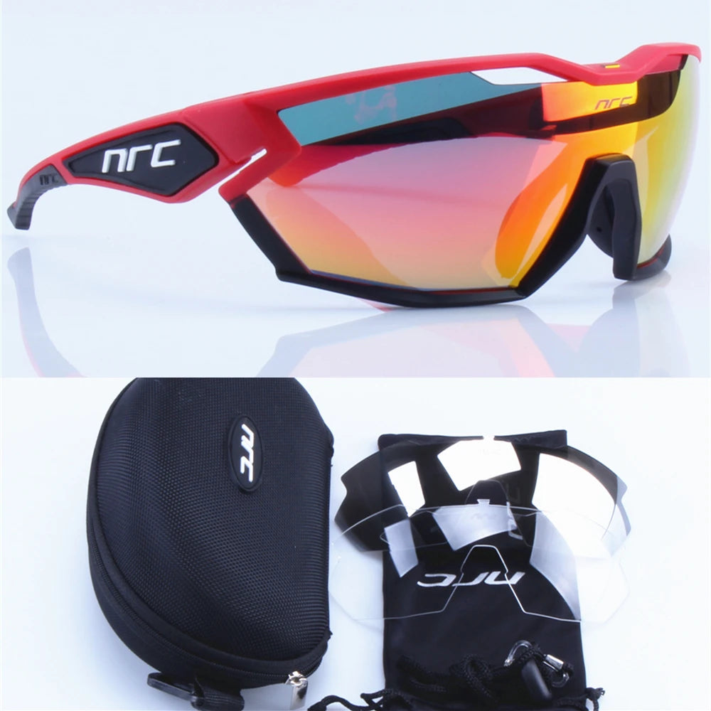 NRC X2 PRide 3lens Cycling Glasses Man Mountain Bike Bicycle Sport Sunglasses MTB Cycling Eyewear Woman