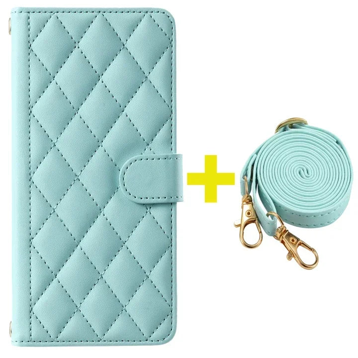 Flip Case For iPhone 17 Pro Max 5G 2025 Crossbody Leather Wallet Funda For iPhone 17 Air Case iPhone17 Pro Luxury Book Cover