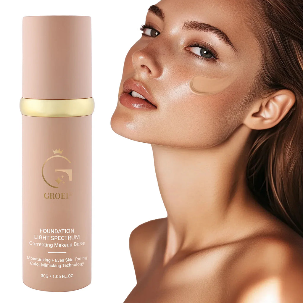 4-in-1 Korean Foundation Serum — SPF 50, Full Coverage, Hydrating & Concealing
