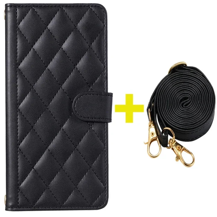 Flip Case For iPhone 17 Pro Max 5G 2025 Crossbody Leather Wallet Funda For iPhone 17 Air Case iPhone17 Pro Luxury Book Cover