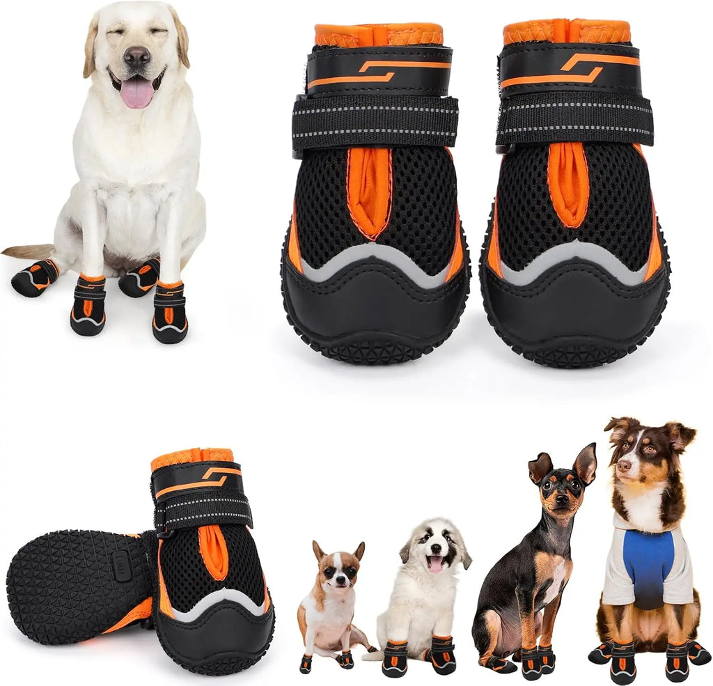 Dog Boots & Paw Protectors — Hot Pavement, Outdoor Hiking, Hardwood Floor Dog Shoes