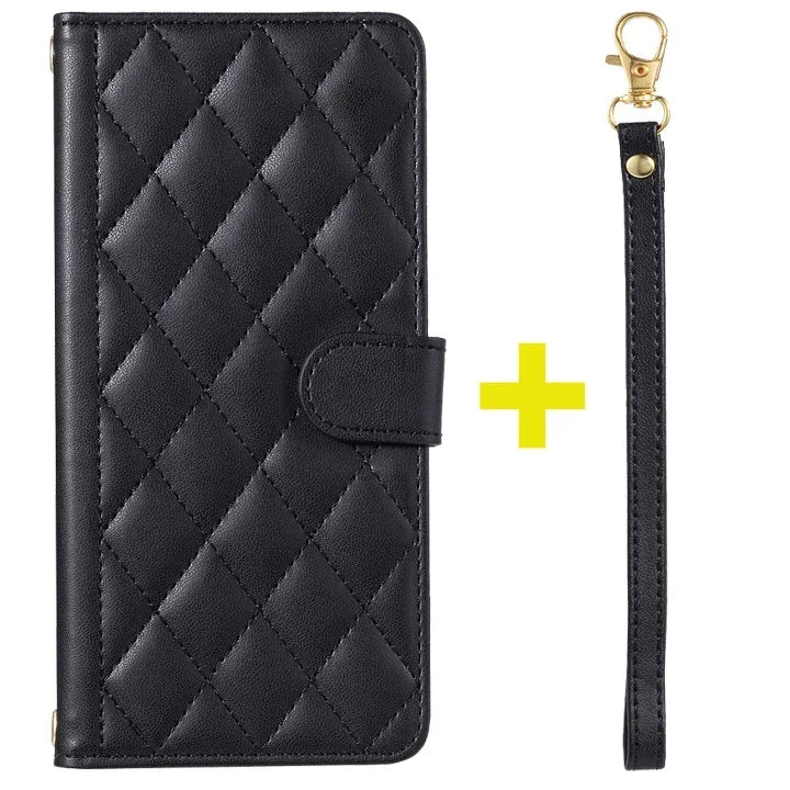 Flip Case For iPhone 17 Pro Max 5G 2025 Crossbody Leather Wallet Funda For iPhone 17 Air Case iPhone17 Pro Luxury Book Cover